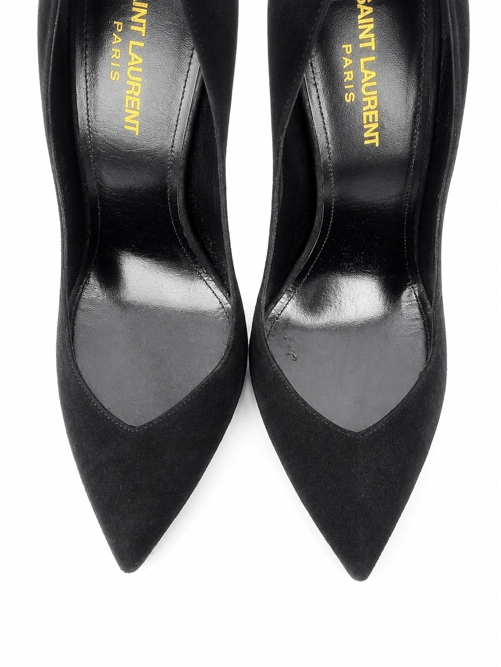 Saint Laurent Era 110 Ball Strass Crystal Pumps Black Suede EU 39 | NIB - Picture 3 of 10